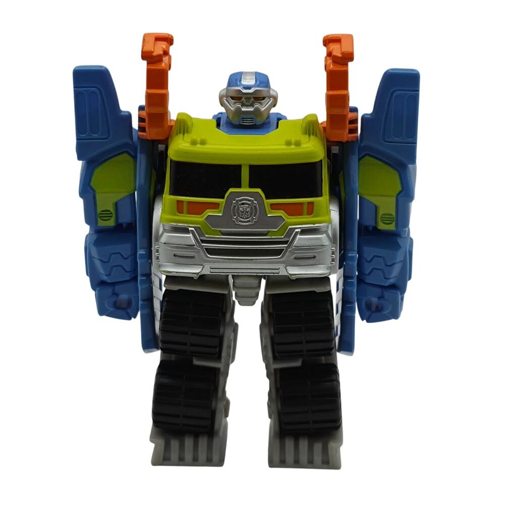 Transformers Playskool Rescue Bots Salvage Garbage Truck Rescan Rare Figure